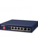 Суич PLANET 6P GBIT, 4P POE+ комутатор GSD-604HP /0702031064