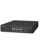 8-портов PoE комутатор, суич + 2-Port гигабит RJ45/SFP, GSD-1008HP /0702031101