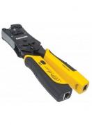 Монтажни клещи комбинирани с кабелен ТЕСТЕР за RJ 4p, 6p, 8pin конектори /0104010014
